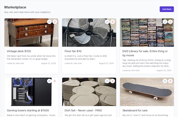 HoaPro Market Items Example